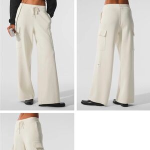 Alo Scholar Knit Cargo Pants, size XS